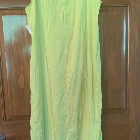 INC Yellow Linen Maxi Dress. Medium. NWT. - Picture 6 of 6